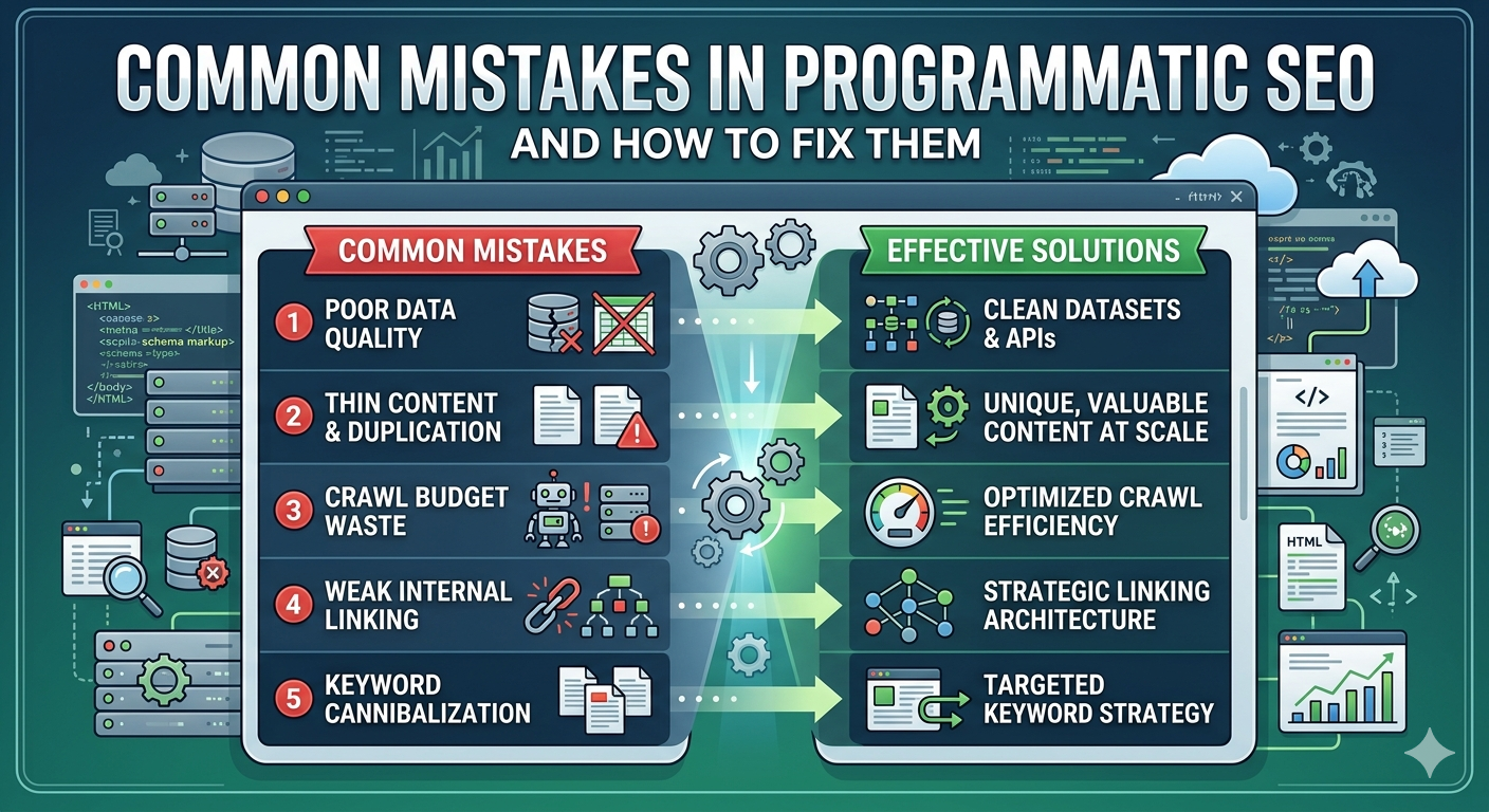 Common Mistakes in Programmatic SEO (and How to Fix Them)