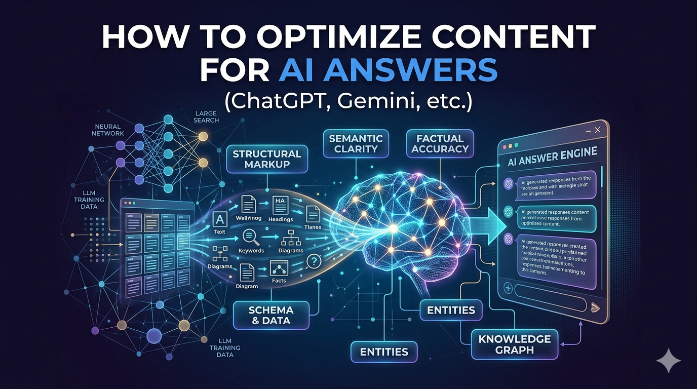 How to Optimize Content for AI Answers (ChatGPT, Gemini, etc.)