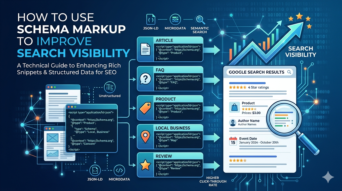 How to Use Schema Markup to Improve Search Visibility