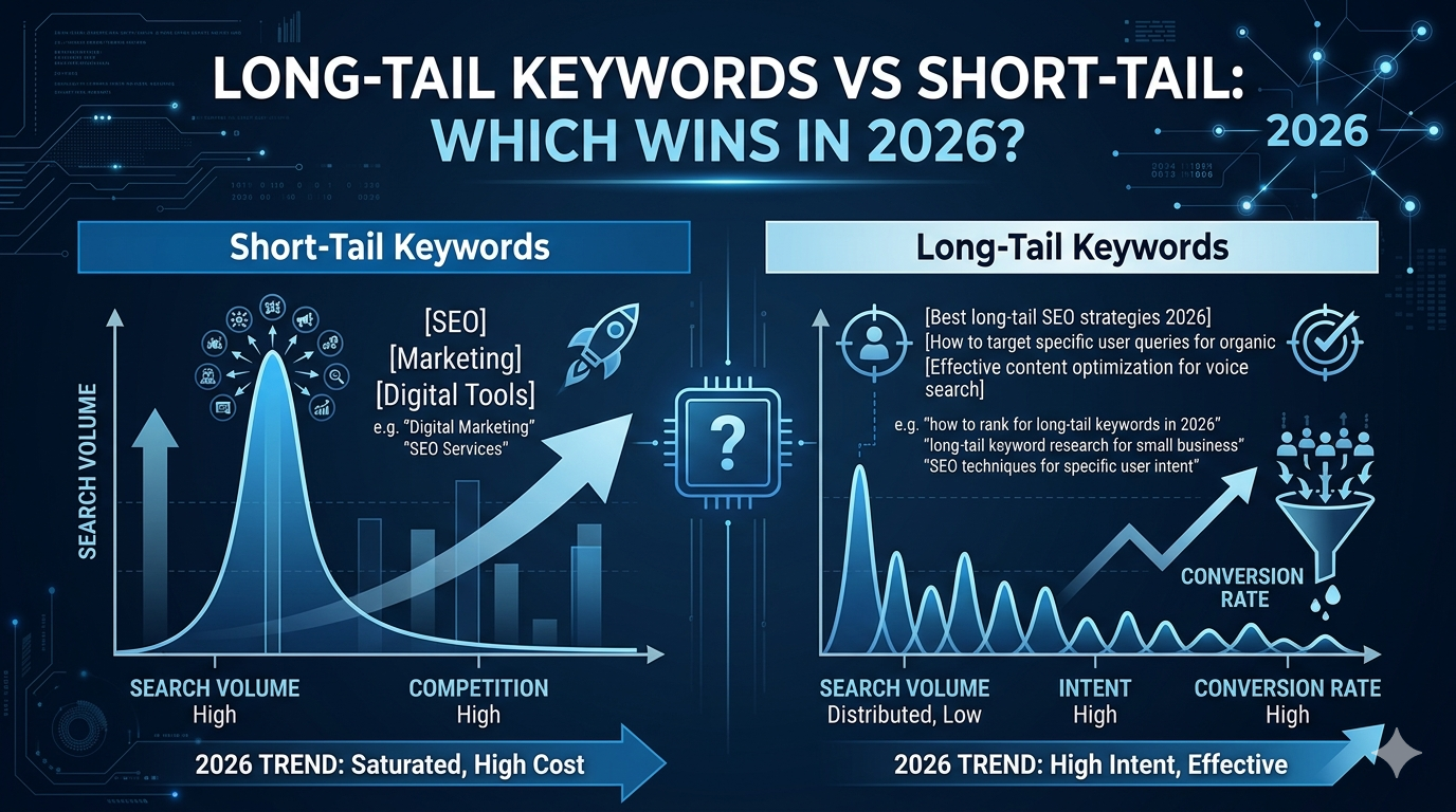 Long-Tail Keywords vs Short-Tail: Which Wins in 2026?