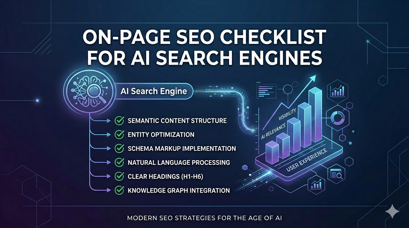 On-Page SEO Checklist for AI Search Engines