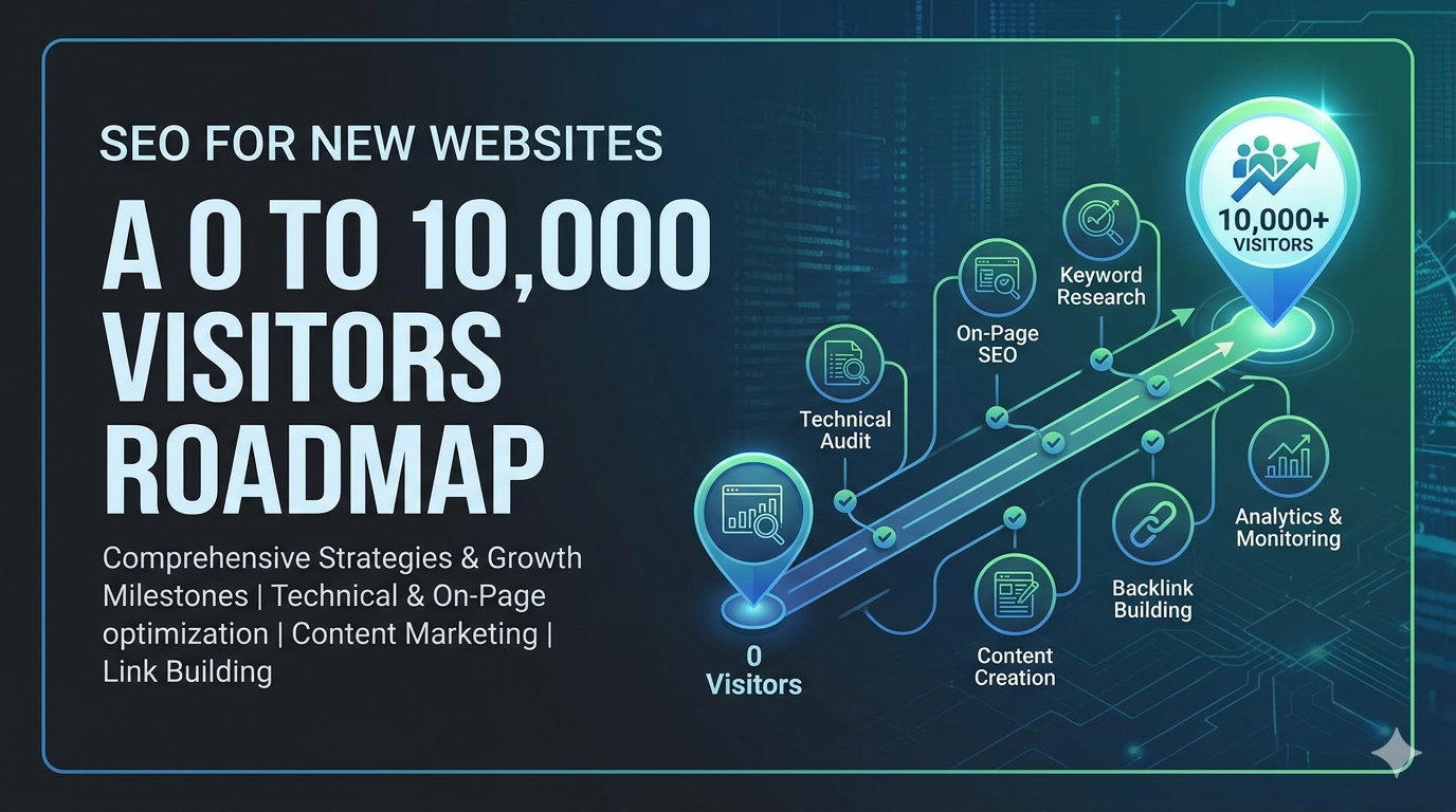 SEO for New Websites: A 0 to 10,000 Visitors Roadmap